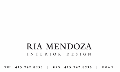 Ria Mendoza Interior Design